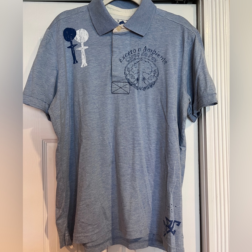 Mavi Blue Polo Shirt Classic Design